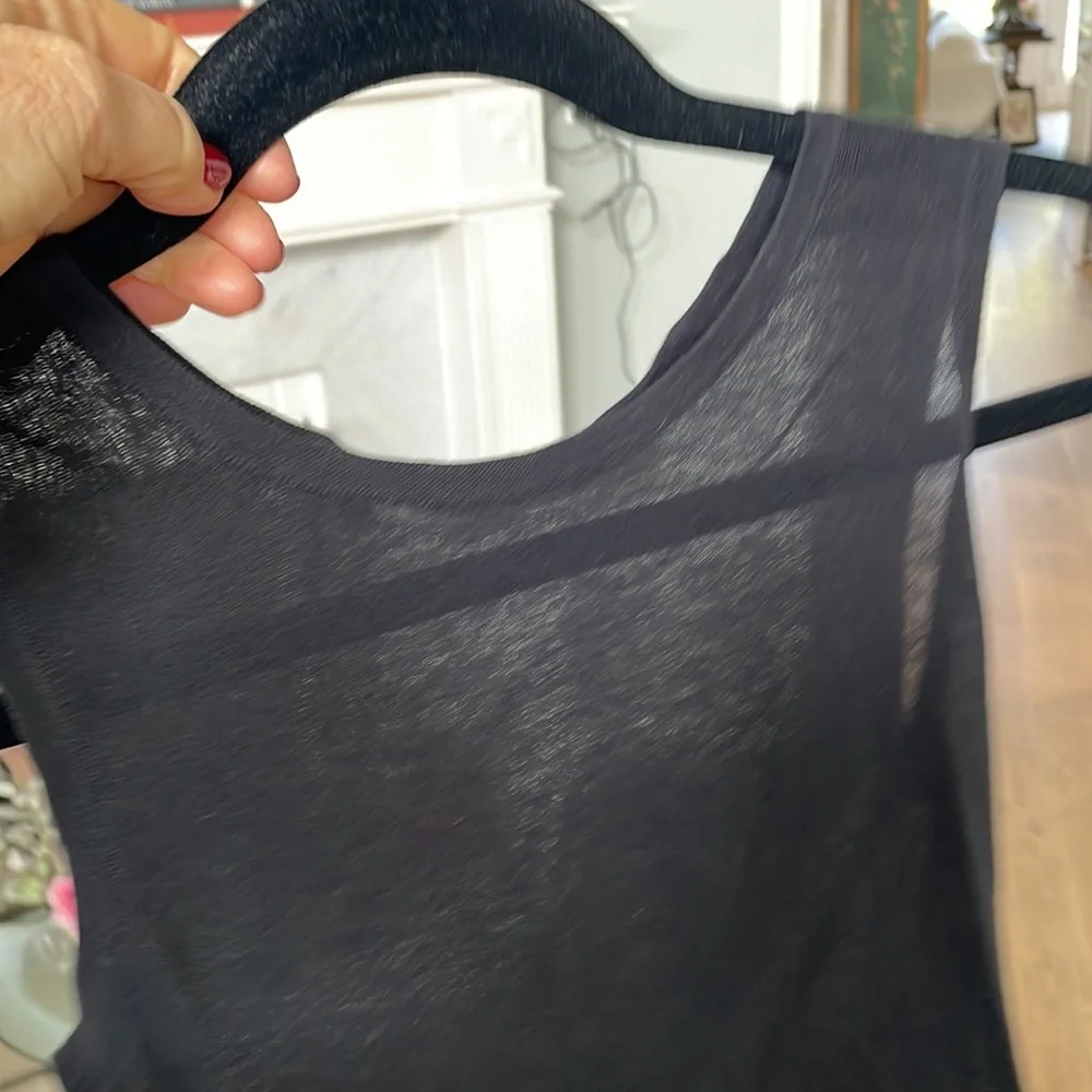 INHABIT designer Tank Top Sleeveless Tee - Picture 5 of 6